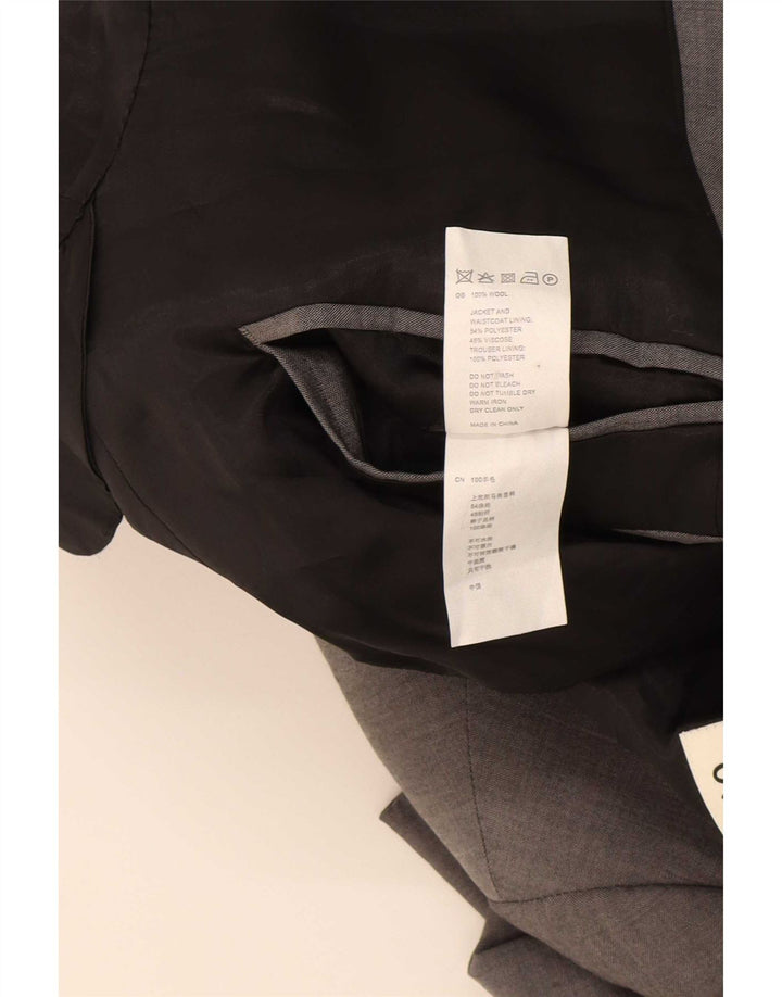 Męska marynarka zapinana na 1 guzik Reiss UK 42 XL Szara wełna