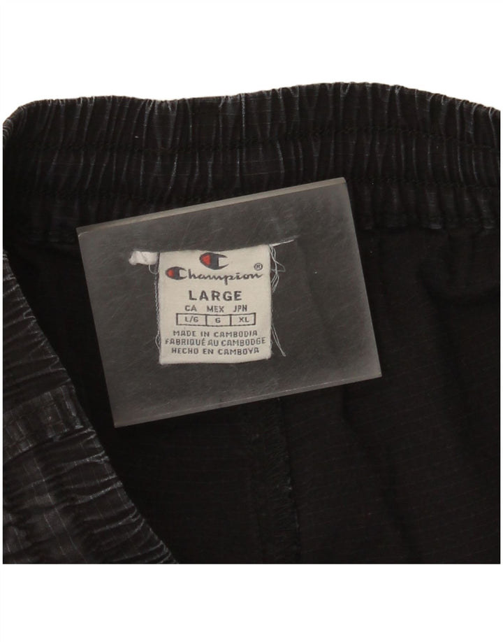 Męskie spodnie cargo Champion Joggers Large W34 L28 Black
