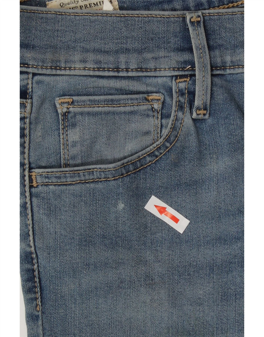 Damskie jeansy Levi's 720 Super Skinny W27 L30 Niebieskie