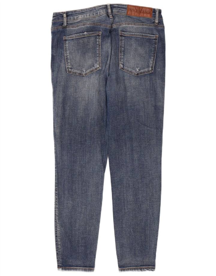 Damskie jeansy Desigual w trudnej sytuacji W32 L26, niebieskie, bawełniane