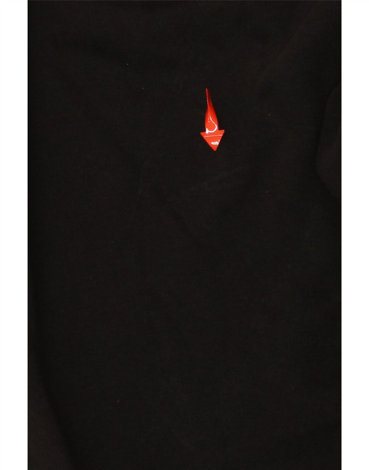 Damskie spodnie dresowe ADIDAS Joggers UK 14 Średnia czarna bawełna