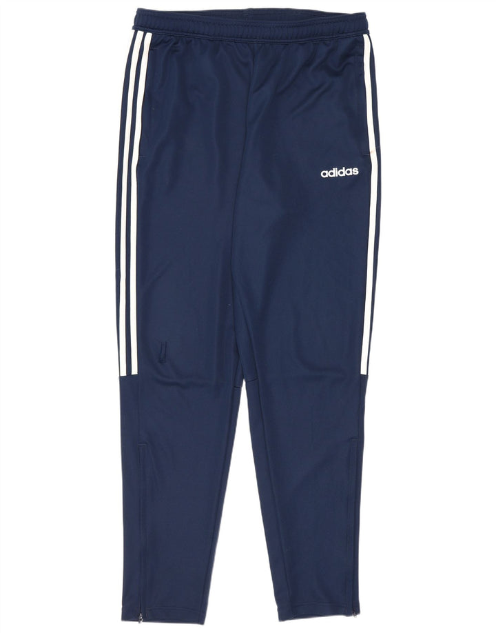 Męskie spodnie dresowe Adidas Aeroready, duże, granatowe, z poliestru