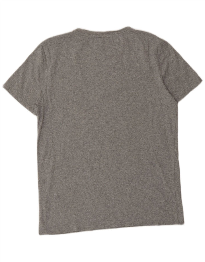 T-shirt męski Tommy Hilfiger, duży, szary, z bawełny w plamki