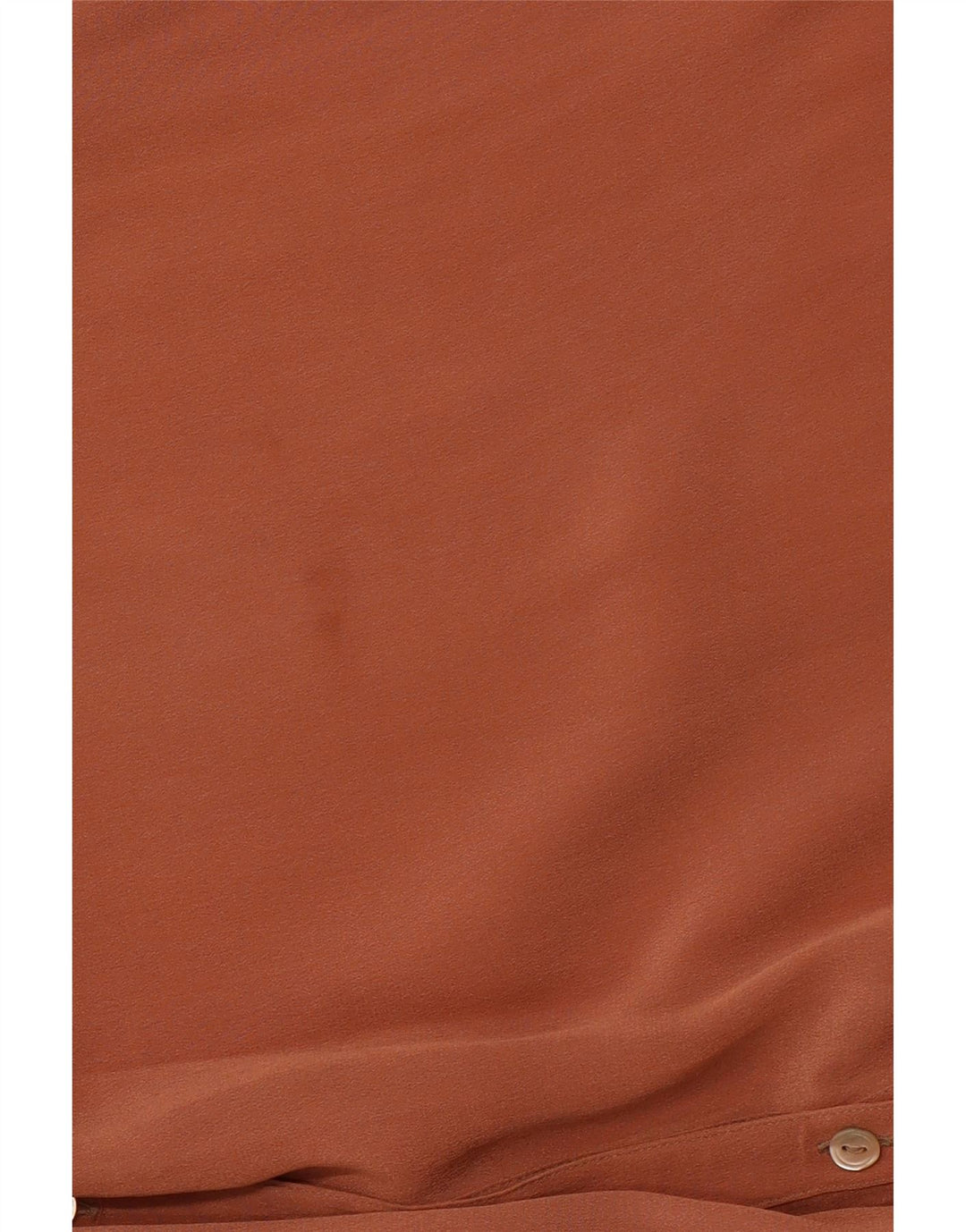 Damska bluzka koszulowa o luźnym kroju VINTAGE z długim rękawem IT 46, duża brązowa