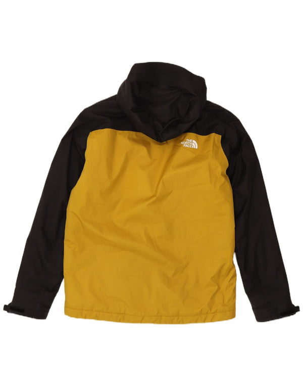 Męska kurtka wiatrówka z kapturem The North Face UK 40, duża, czarna, z blokami kolorów
