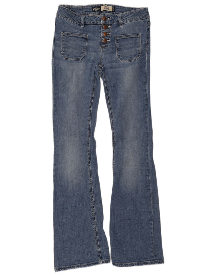 Damskie jeansy Superdry Zadie Flared W26 L30 Niebieski Lyocell