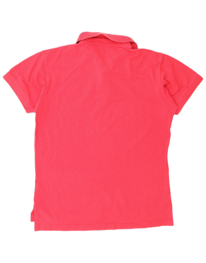 Męska koszulka polo Tommy Hilfiger, średnio różowa, bawełniana