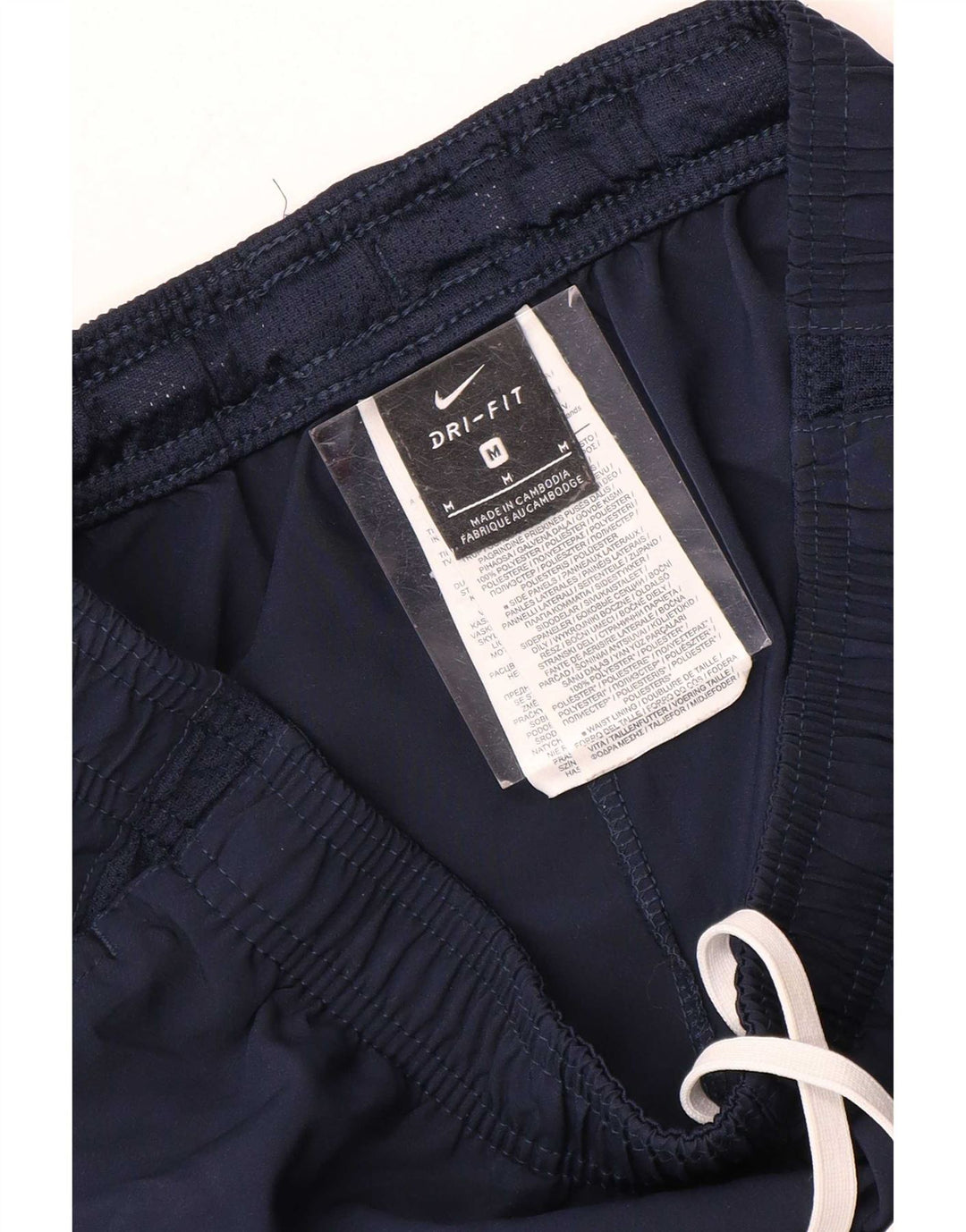 Męskie spodenki sportowe Nike Dri Fit, średni granatowy poliester