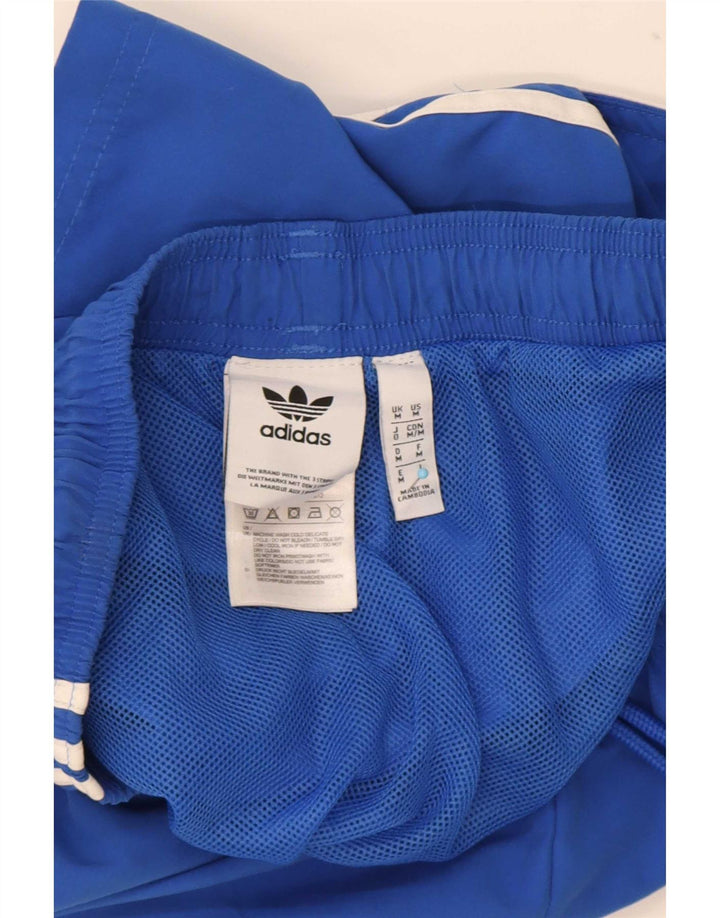 Męskie spodenki sportowe Adidas, średni niebieski poliester