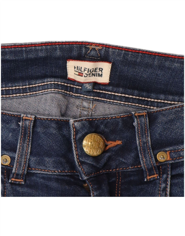 Damskie jeansy Bootcut TOMMY HILFIGER W30 L27 Niebieskie, bawełniane