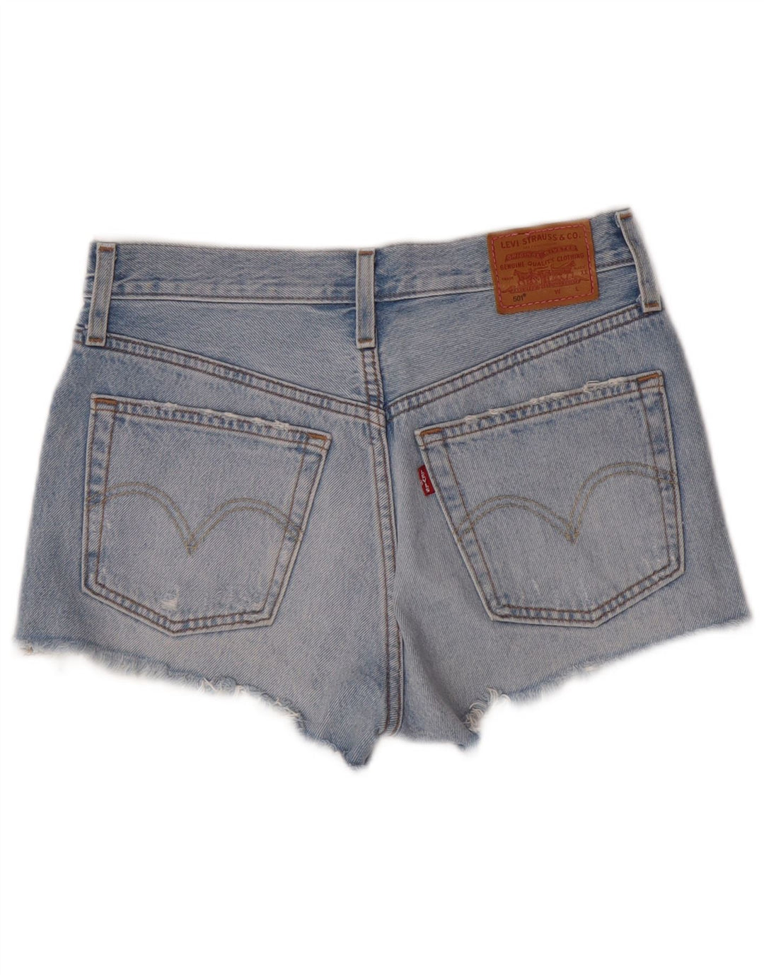 Damskie spodnie jeansowe Levi's 501 W25, małe, niebieskie, bawełniane