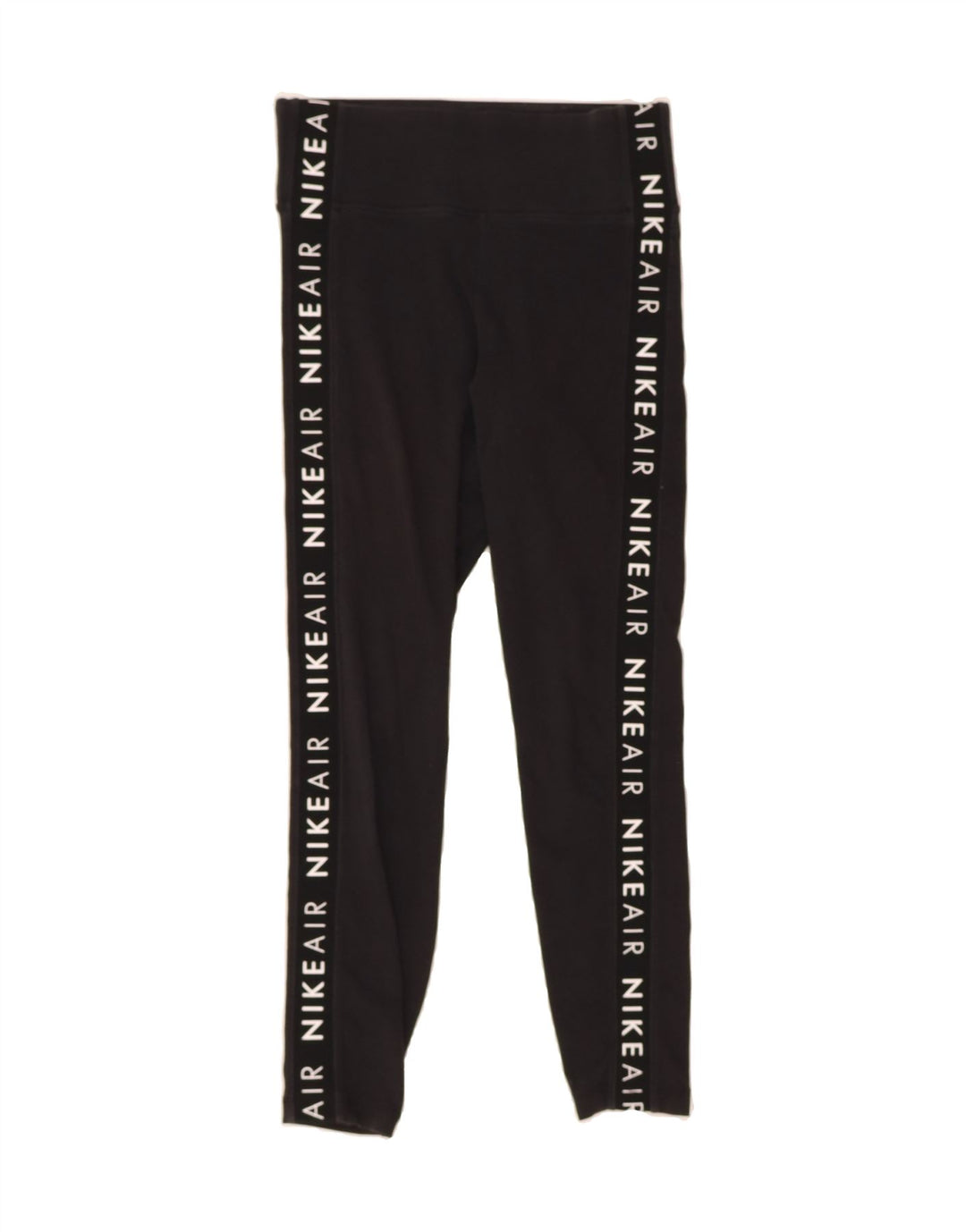 NIKE Womens Graphic Leggings UK 10 Small  Black Cotton Vintage Nike and Second-Hand Nike from Messina Hembry 