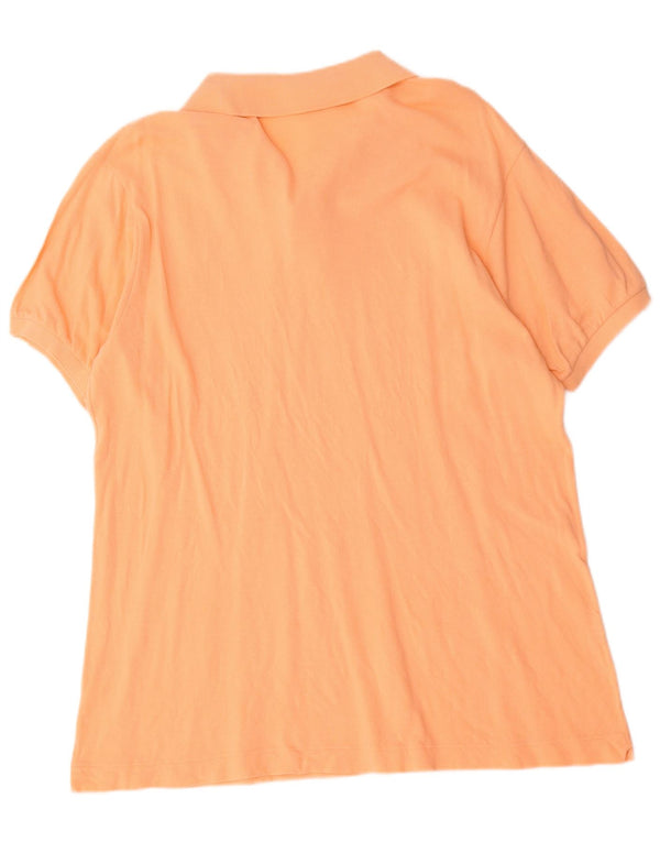 Męska koszulka polo Lacoste, rozmiar 6, XL, pomarańczowa, bawełniana