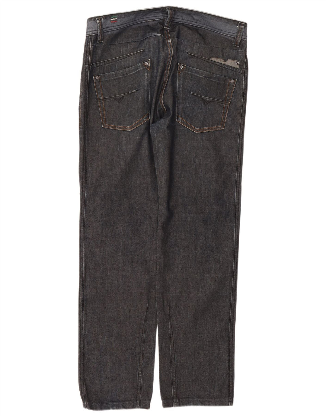 Męskie jeansy Diesel Darron Straight W33 L30 Szara bawełna