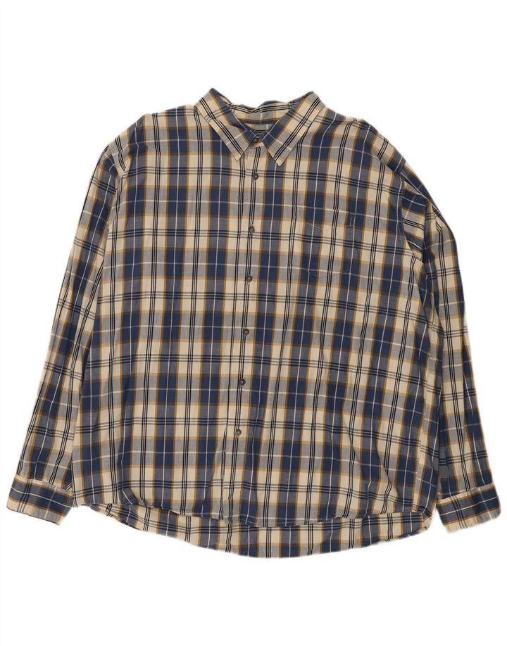 Koszula męska Wrangler 3XL, bawełniana, granatowa w kratkę