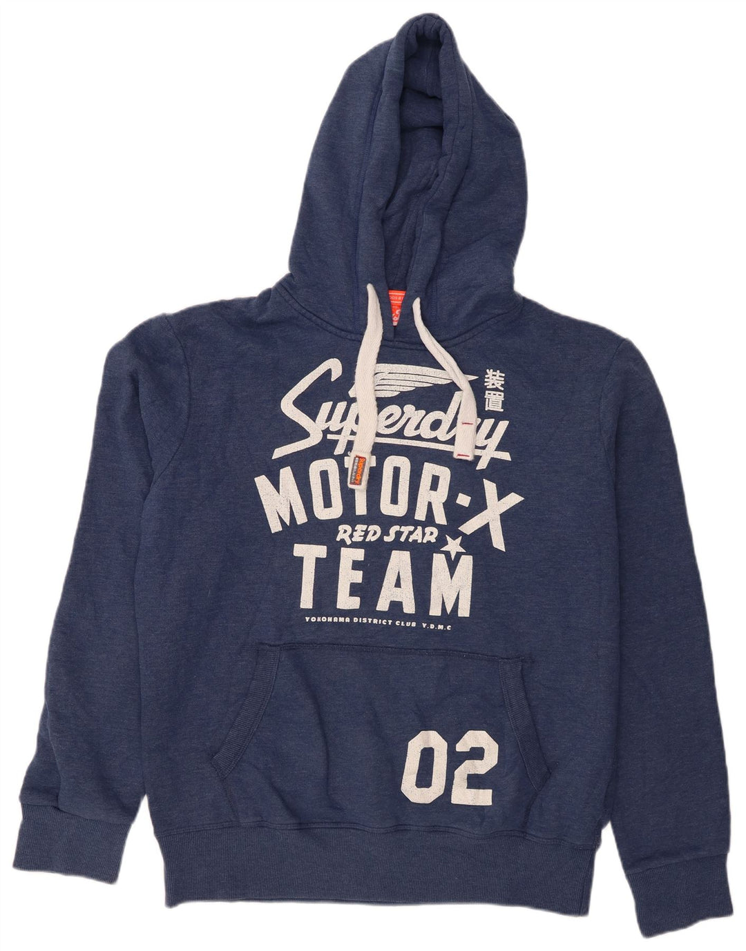 Męski sweter z kapturem Superdry Graphic XL, granatowy, bawełniany