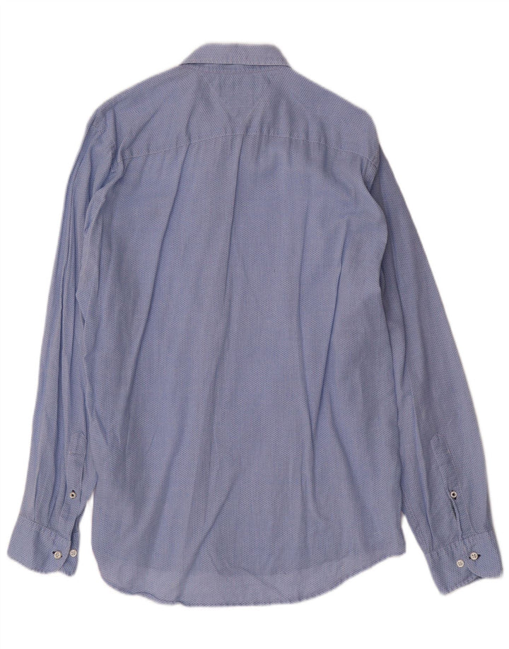 Koszula męska Tommy Hilfiger, duża, niebieska, bawełniana krata