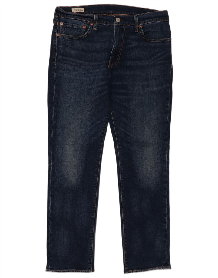 Męskie jeansy Levi's 511 Slim W32 L30 Granatowa bawełna