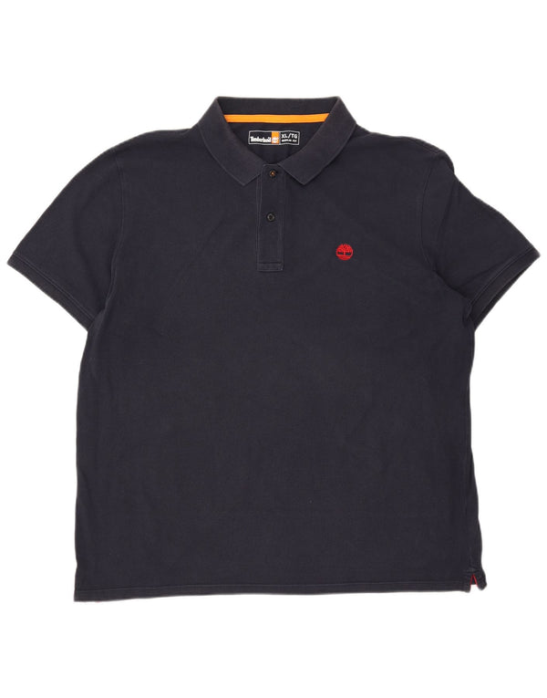 Męska koszulka polo Timberland o regularnym kroju XL, granatowa, bawełniana