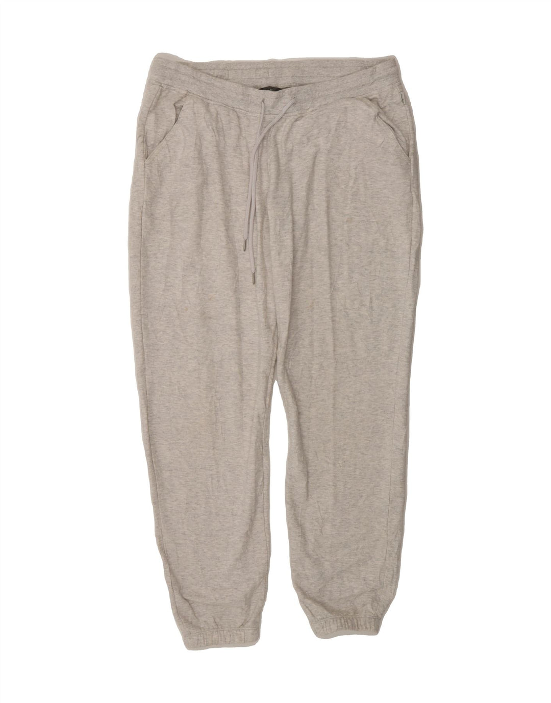 EDDIE BAUER Womens Tracksuit Trousers Joggers UK 14 Medium Grey Cotton Vintage Eddie Bauer and Second-Hand Eddie Bauer from Messina Hembry 