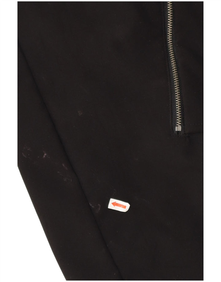 Damska kurtka parka z kapturem Dkny UK 18 XL, czarny poliester