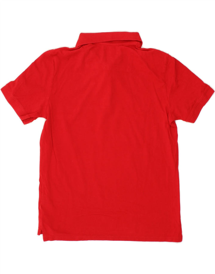 GUESS Mens Slim Fit Polo Shirt Medium Red Cotton Vintage Guess and Second-Hand Guess from Messina Hembry 