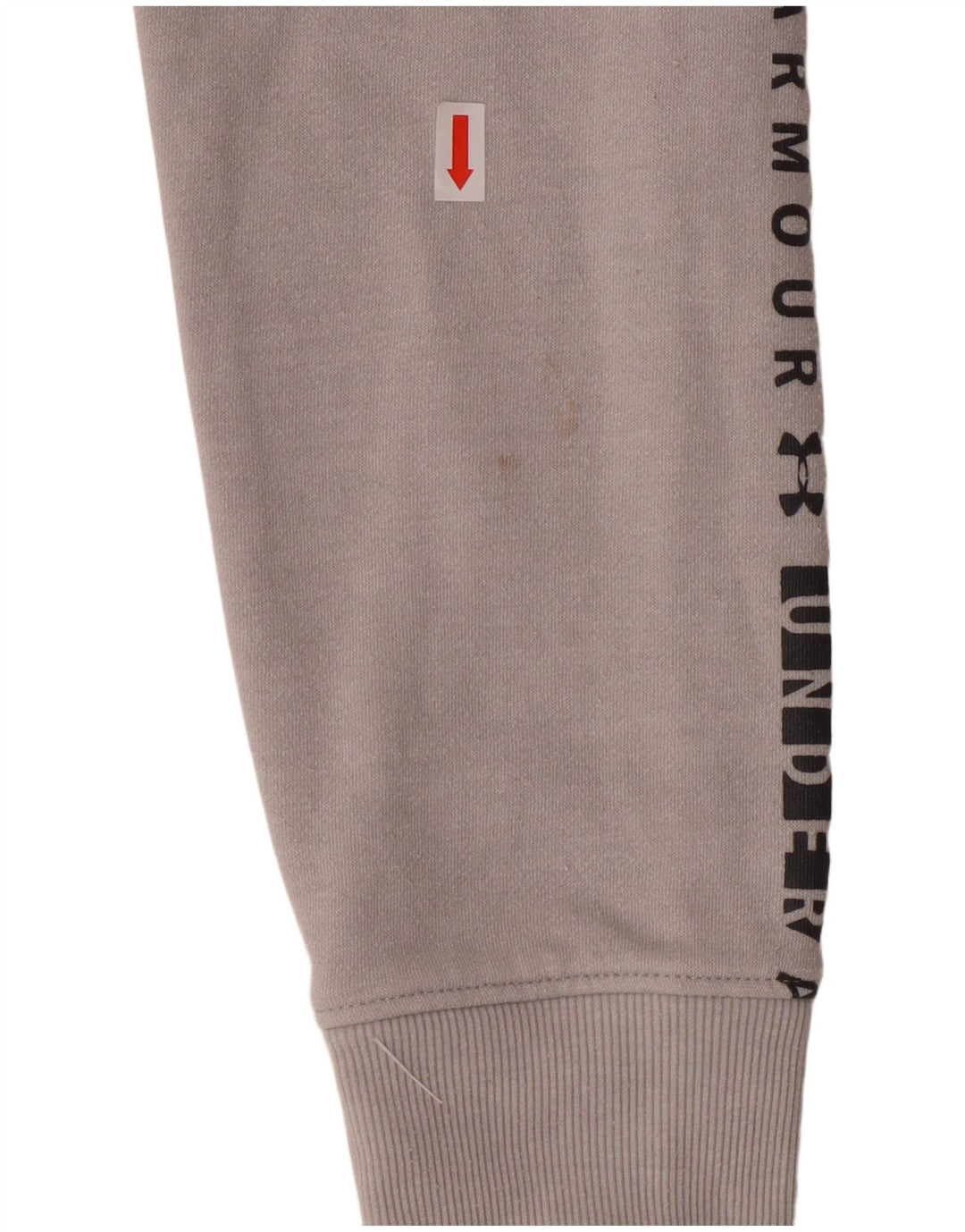 UNDER ARMOUR Womens Threadborne Crop Zip Hoodie Sweater UK 16 Large Grey