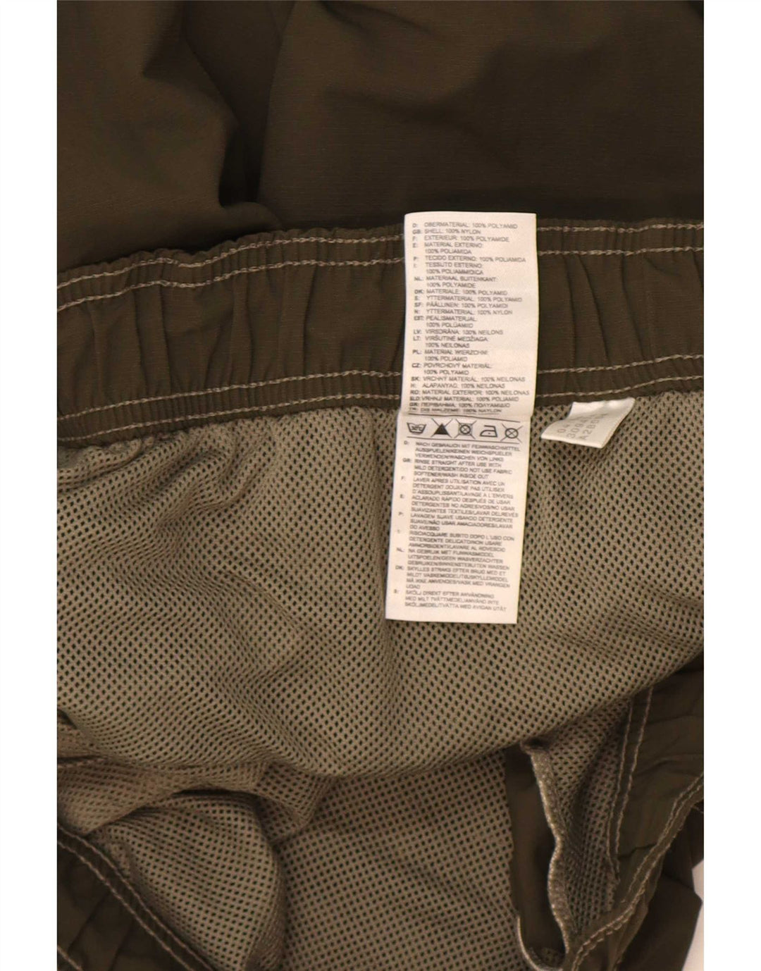 Męskie spodenki kąpielowe Adidas Graphic, małe, khaki, poliamid