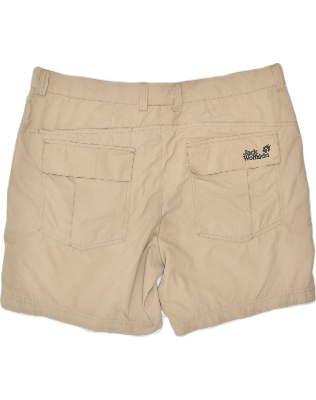 JACK WOLFSKIN Womens Casual Shorts W41 2XL Beige Nylon | Vintage | Thrift | Second-Hand | Used Clothing | Messina Hembry 