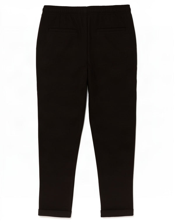 Zara Mens Slim Cropped Trousers Medium W32 L26 Black Polyester