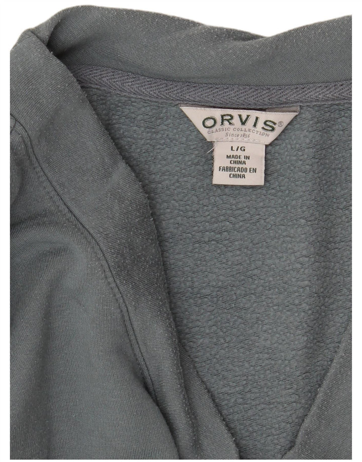Damska bluza oversize Orvis UK 16, duża, szara