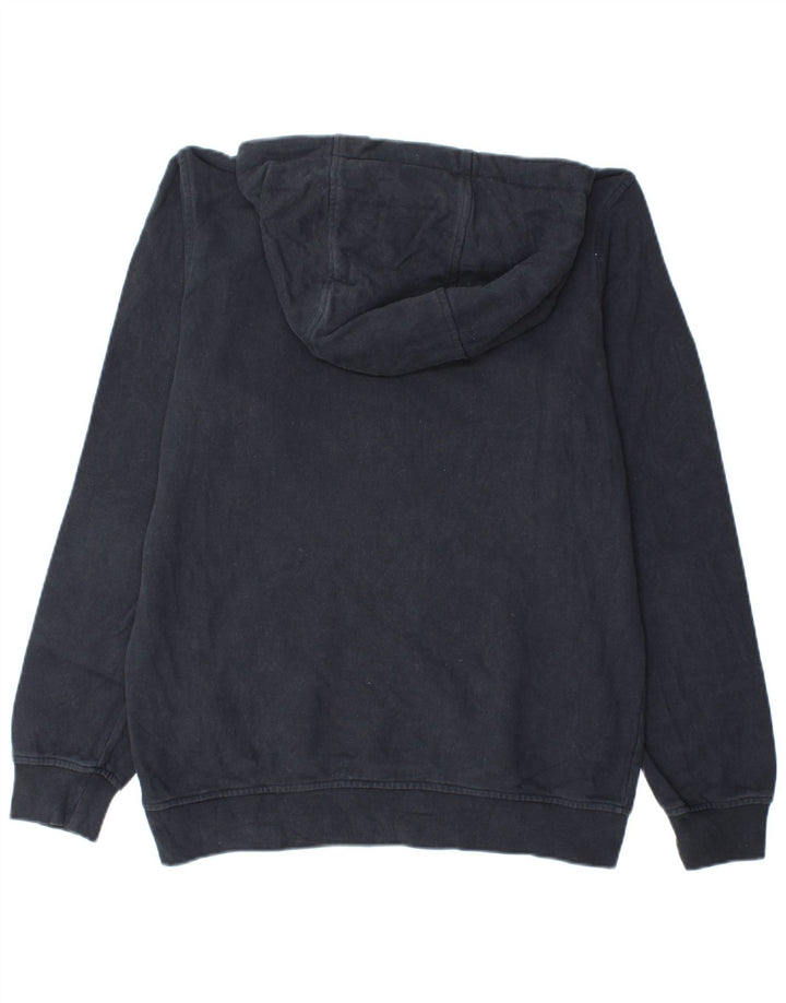 Męski sweter z kapturem Helly Hansen z grafiką, średni granatowy, bawełniany