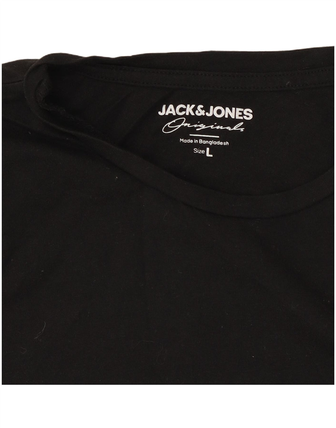 Koszulka męska Jack & Jones, duża, czarna
