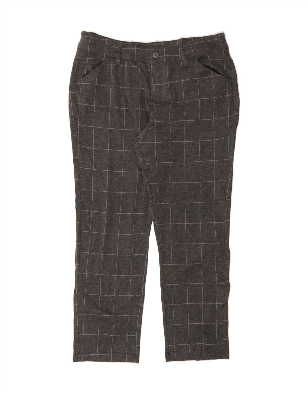 LEE Womens Riders Straight Casual Trousers W36 L30  Grey Check Vintage Lee and Second-Hand Lee from Messina Hembry 