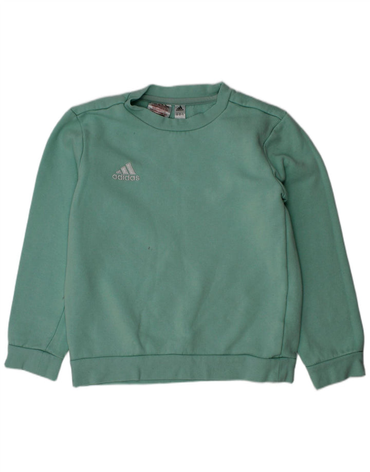 Bluza chłopięca Adidas 7-8 lat, zielona bawełna