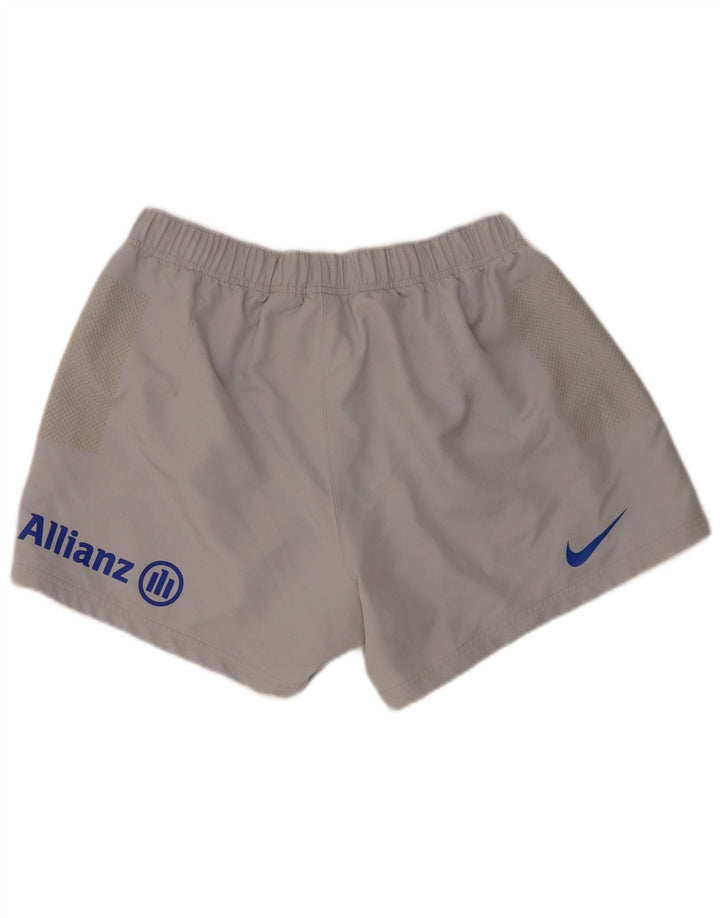 Damskie spodenki sportowe Nike Dri Fit Graphic UK 16, duże, szare, poliestrowe