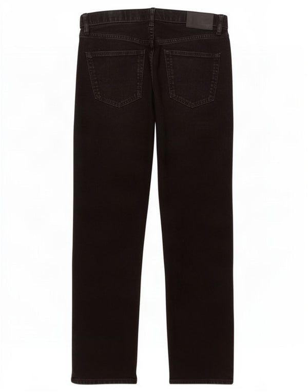 Męskie jeansy Marks & Spencer Regular Straight W34 L31 Czarne bawełniane