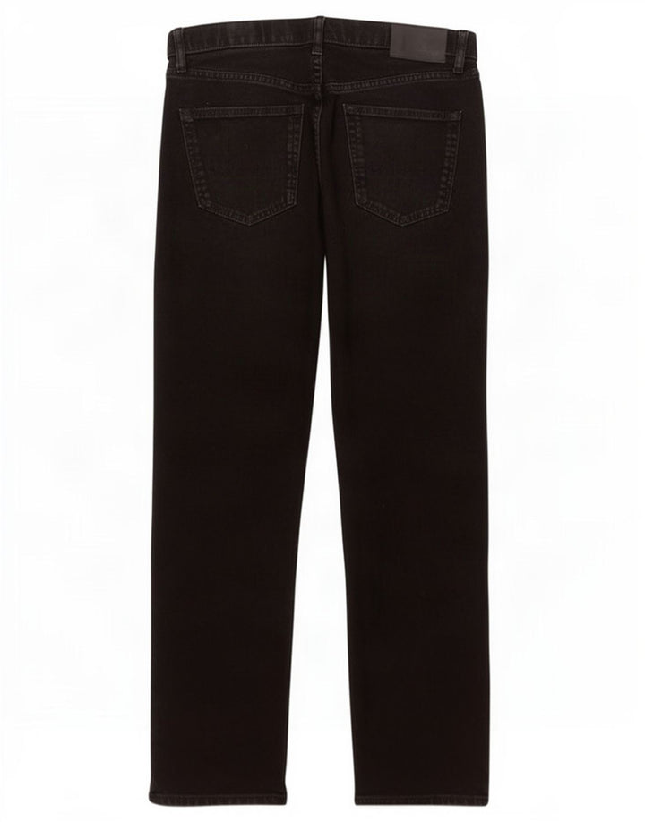 Męskie jeansy Marks & Spencer Regular Straight W34 L31 Czarne bawełniane