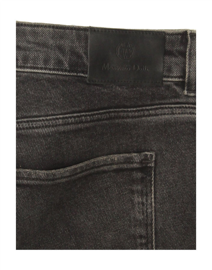 MASSIMO DUTTI Womens Mid Rise Cropped Jeans EU 38 Small W28 L27 Black Vintage Massimo Dutti and Second-Hand Massimo Dutti from Messina Hembry 