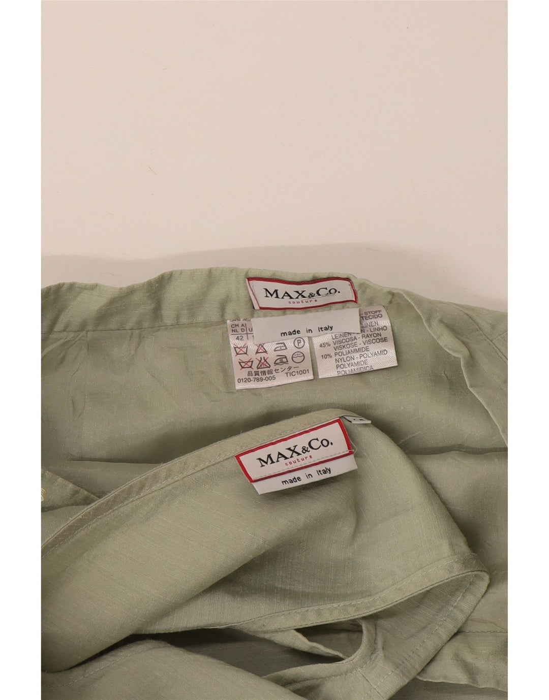 Dwuczęściowy zestaw spódnic damskich Max & Co. IT 42 Medium W30 Zielony len