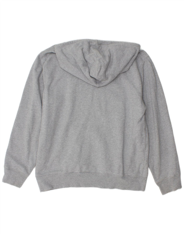 Męski sweter z kapturem z grafiką Levi's, duży, szary, bawełniany