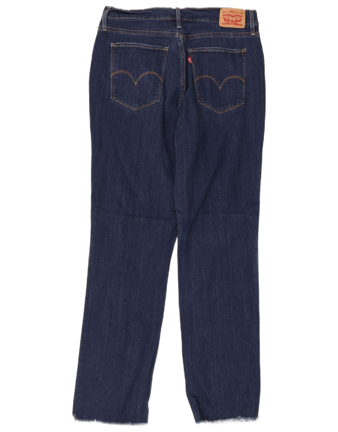 Damskie jeansy Levi's 724 z wysokim stanem i prostym W32 L32 Niebieskie