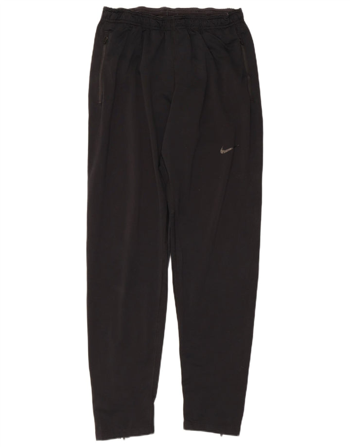 Męskie spodnie dresowe Nike Dri Fit, średni czarny poliester