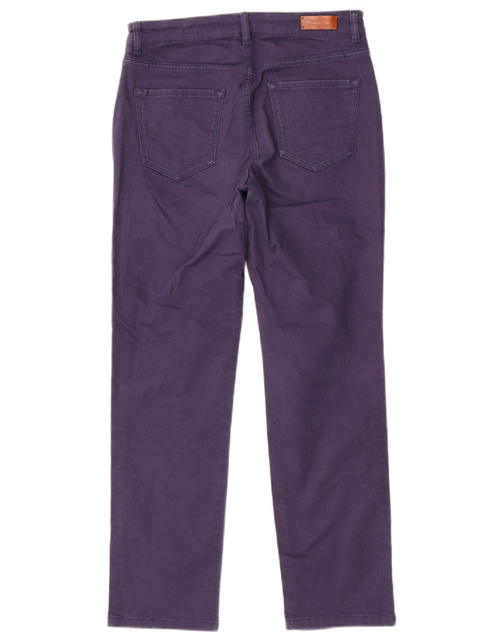 Spodnie damskie Massimo Dutti Slim Casual W26 L26 Granatowe