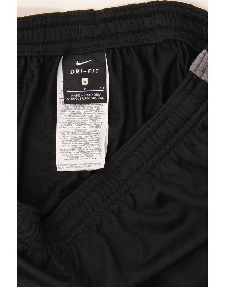 Męskie spodnie dresowe Nike Dri Fit, mały, czarny poliester z blokami kolorów