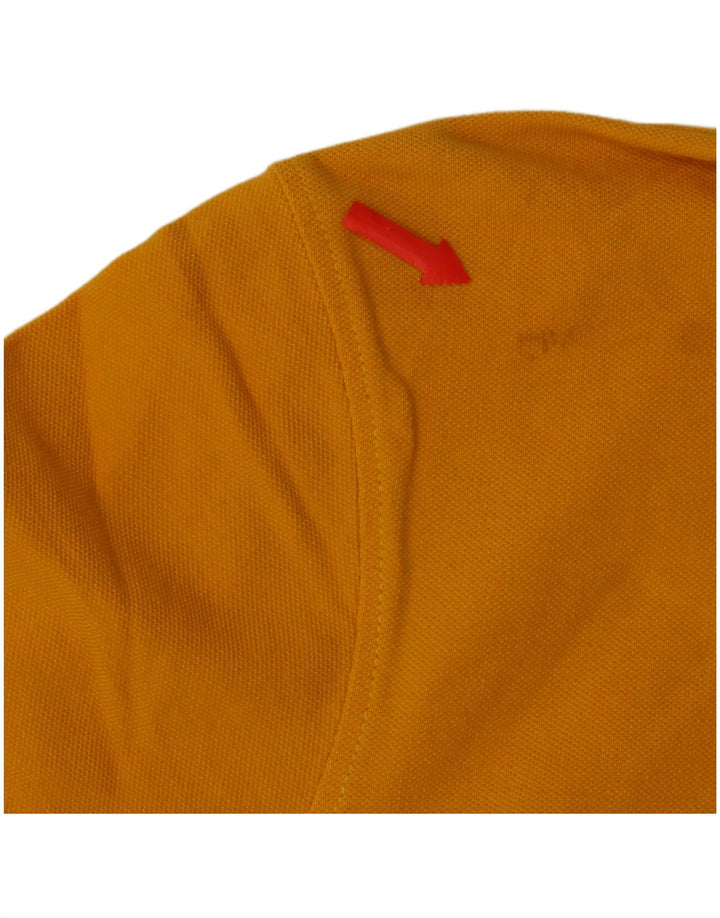 Męska koszulka polo Crew Clothing Średnia żółta bawełna