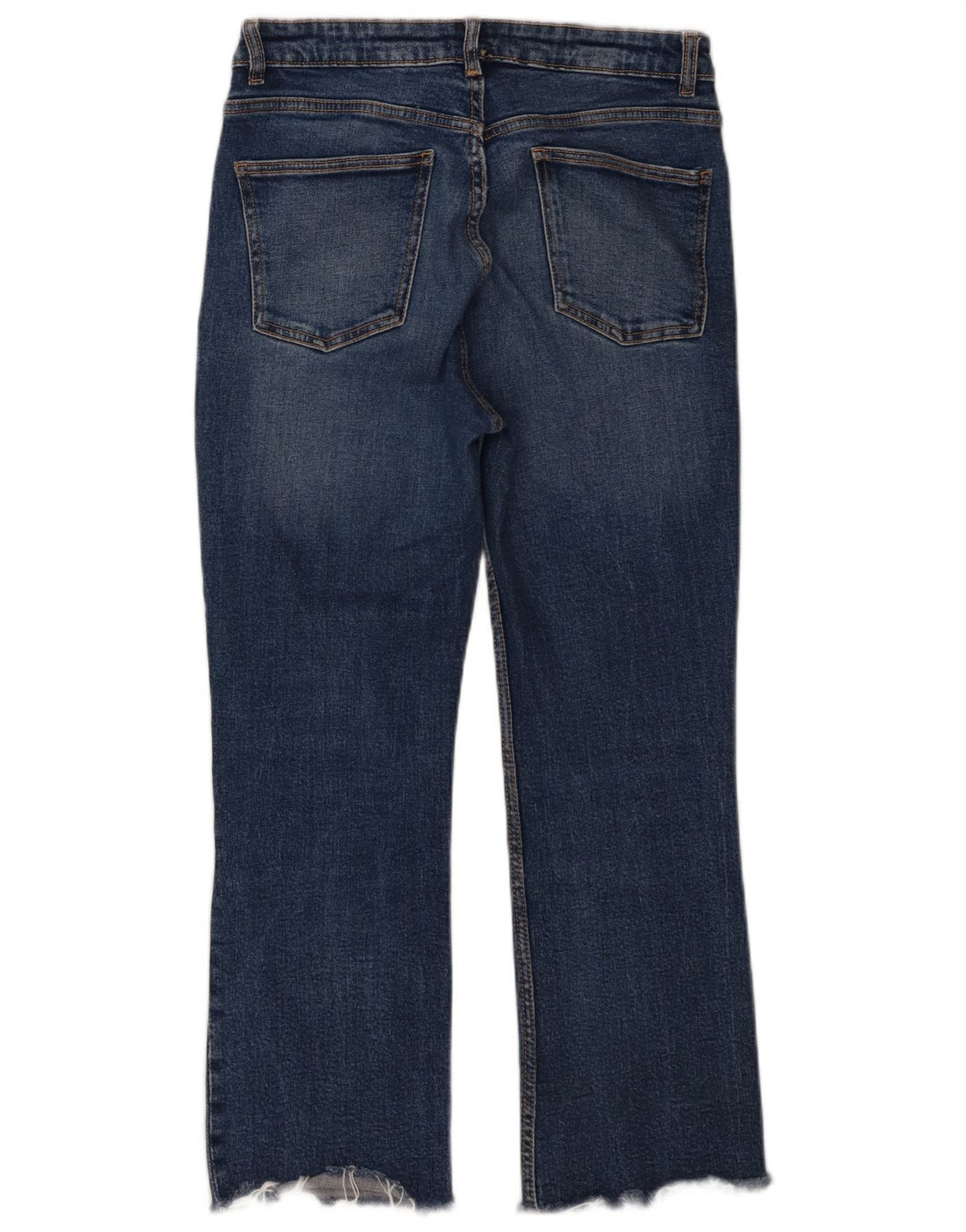Damskie jeansy Cropped Zara EU 40 Medium W30 L26 Niebieskie