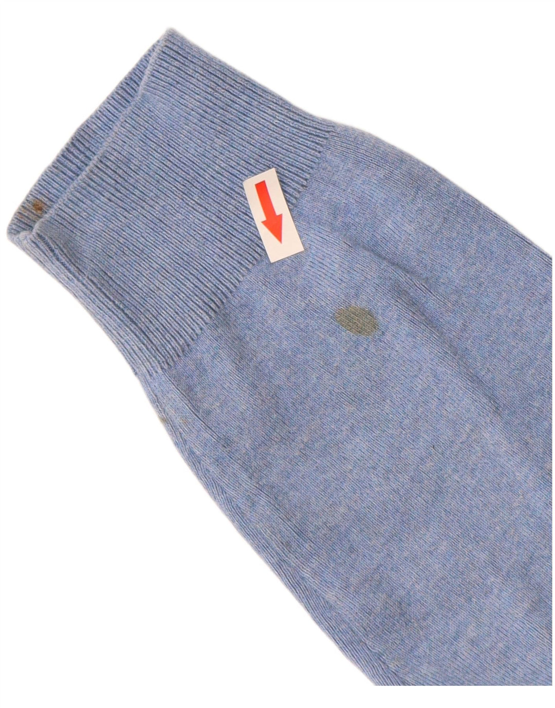 Polo Ralph Lauren Męski sweter z dekoltem w kształcie litery V, średnioniebieski, bawełniany