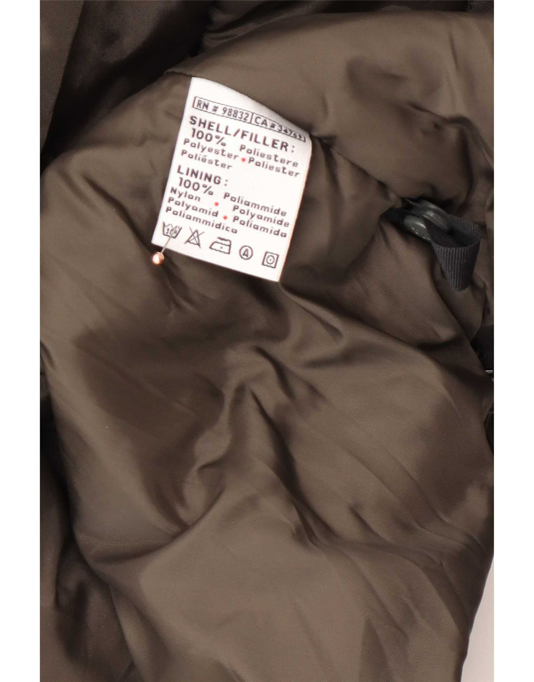 Męska kurtka wiatrówka Kappa UK 42 XL Khaki, poliamid