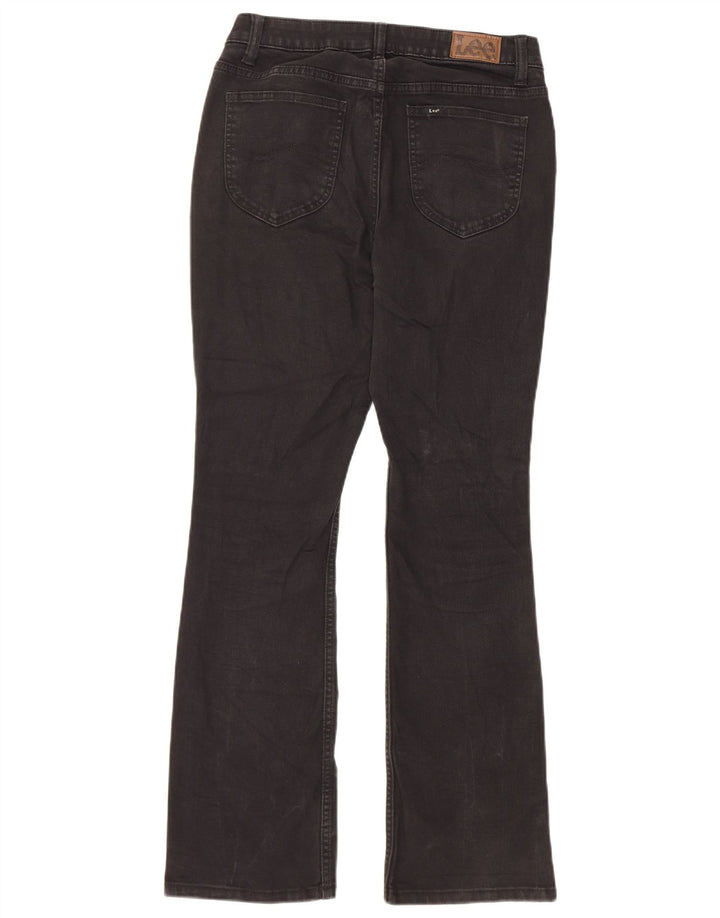 Damskie jeansy Lee Bootcut ze średnim stanem i regularnym krojem US 8 Medium W28 L29 czarne